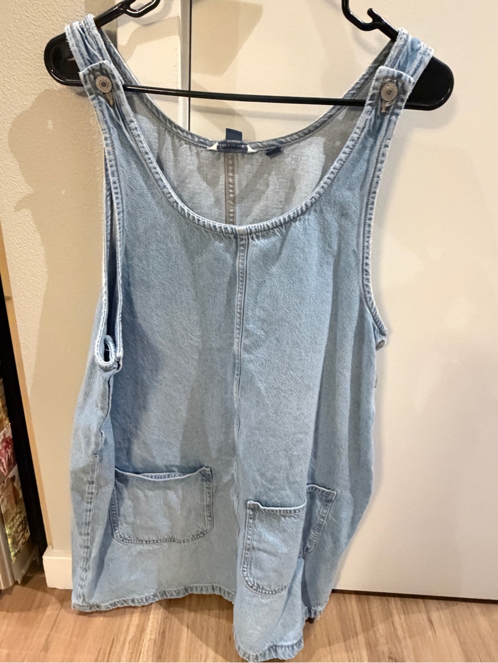 American Eagle Outfitters Faded Blue Denim Dress